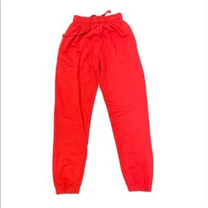Red PLT (pretty little thing) oversized sweatpants
size XS (2)